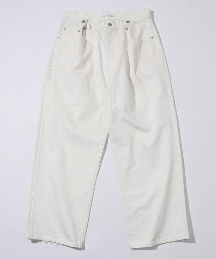 設計褶皺 Japan denim 寬鬆廓形 牛仔褲