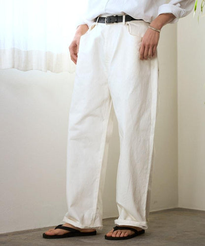 設計褶皺 Japan denim 寬鬆廓形 牛仔褲