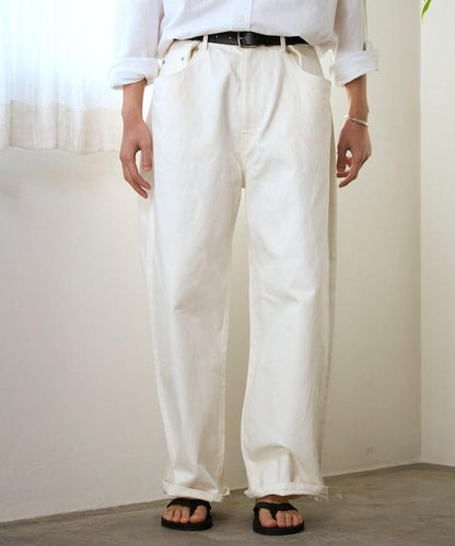 設計褶皺 Japan denim 寬鬆廓形 牛仔褲