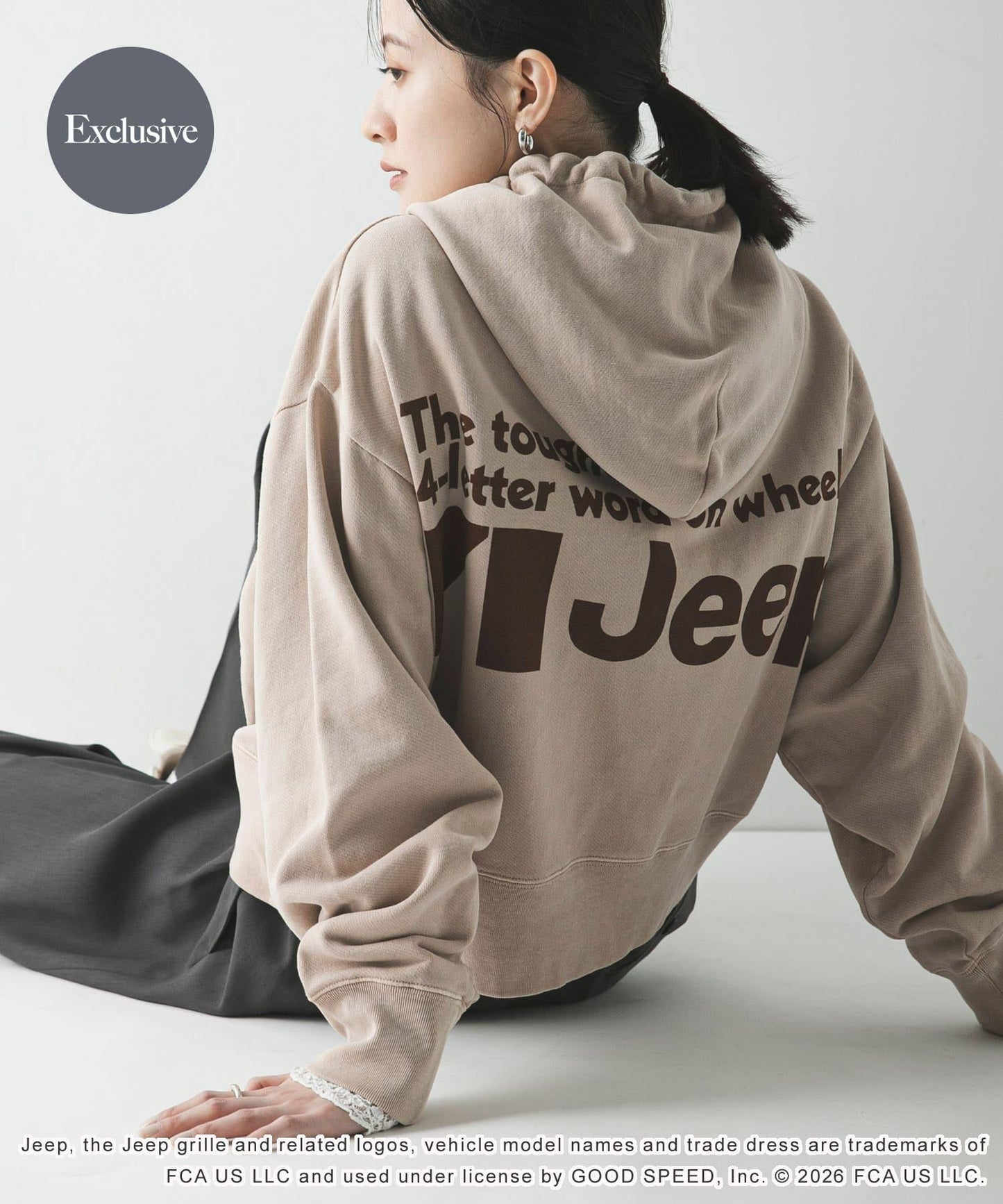 聯名 GOOD ROCK SPEED×URBAN RESEARCH Jeep HOODIE 連帽衛衣