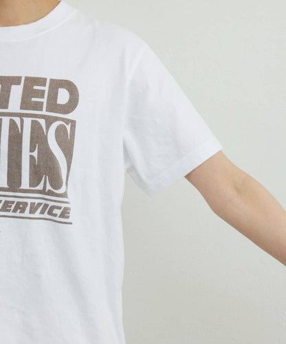 UNITED STATES 英文logo T恤