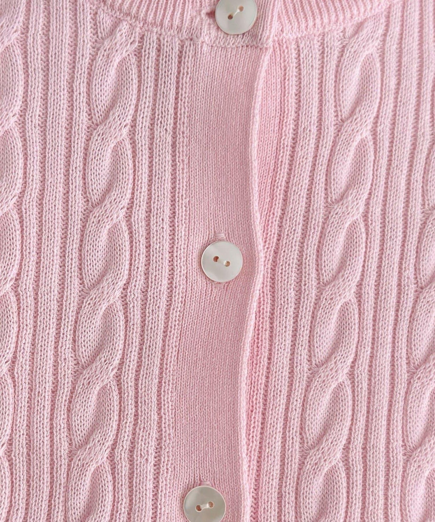 FR刺繡麻花紋針織開衫
