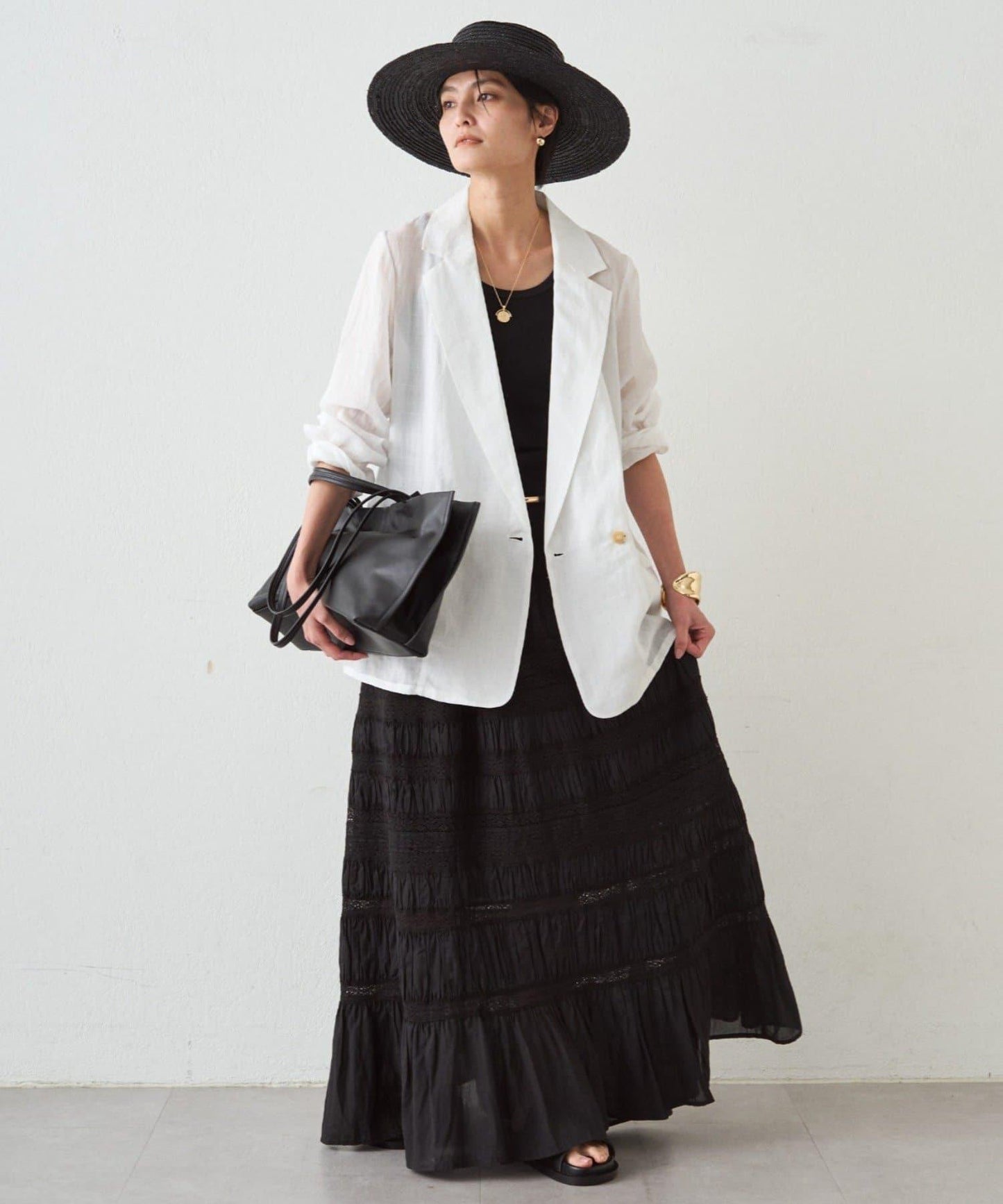 Loungedress INDIA 褶皺層疊蕾絲半身裙