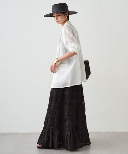 Loungedress INDIA 褶皺層疊蕾絲半身裙