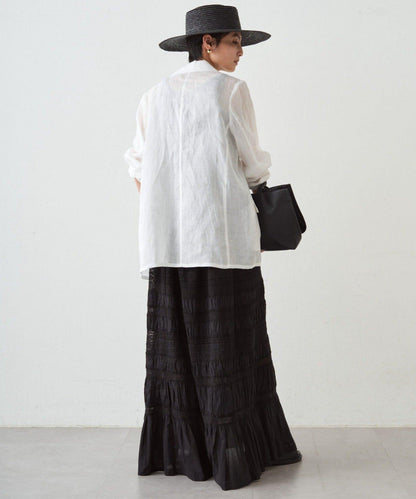 Loungedress INDIA 褶皺層疊蕾絲半身裙