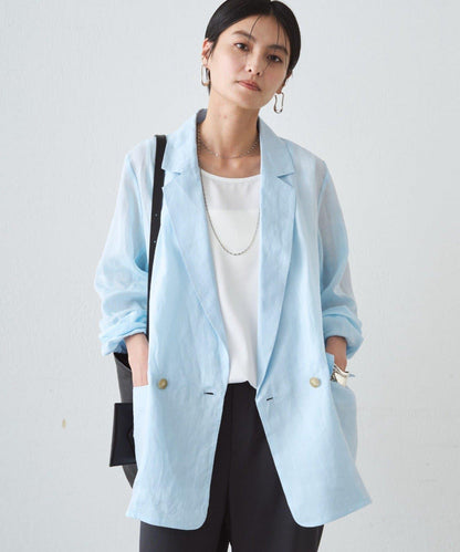 100%亞麻 夾克