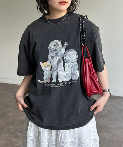 動物印花T恤