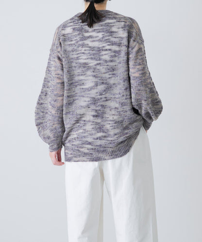 unfil MELANGE SLUB YARN PULLOVER 針織套頭衫