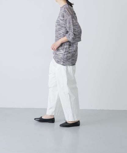 unfil MELANGE SLUB YARN PULLOVER 針織套頭衫