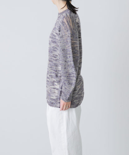 unfil MELANGE SLUB YARN PULLOVER 針織套頭衫