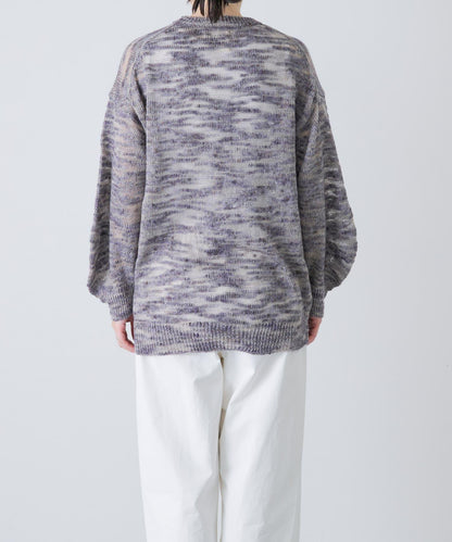 unfil MELANGE SLUB YARN PULLOVER 針織套頭衫