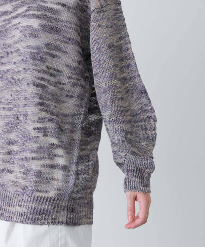 unfil MELANGE SLUB YARN PULLOVER 針織套頭衫