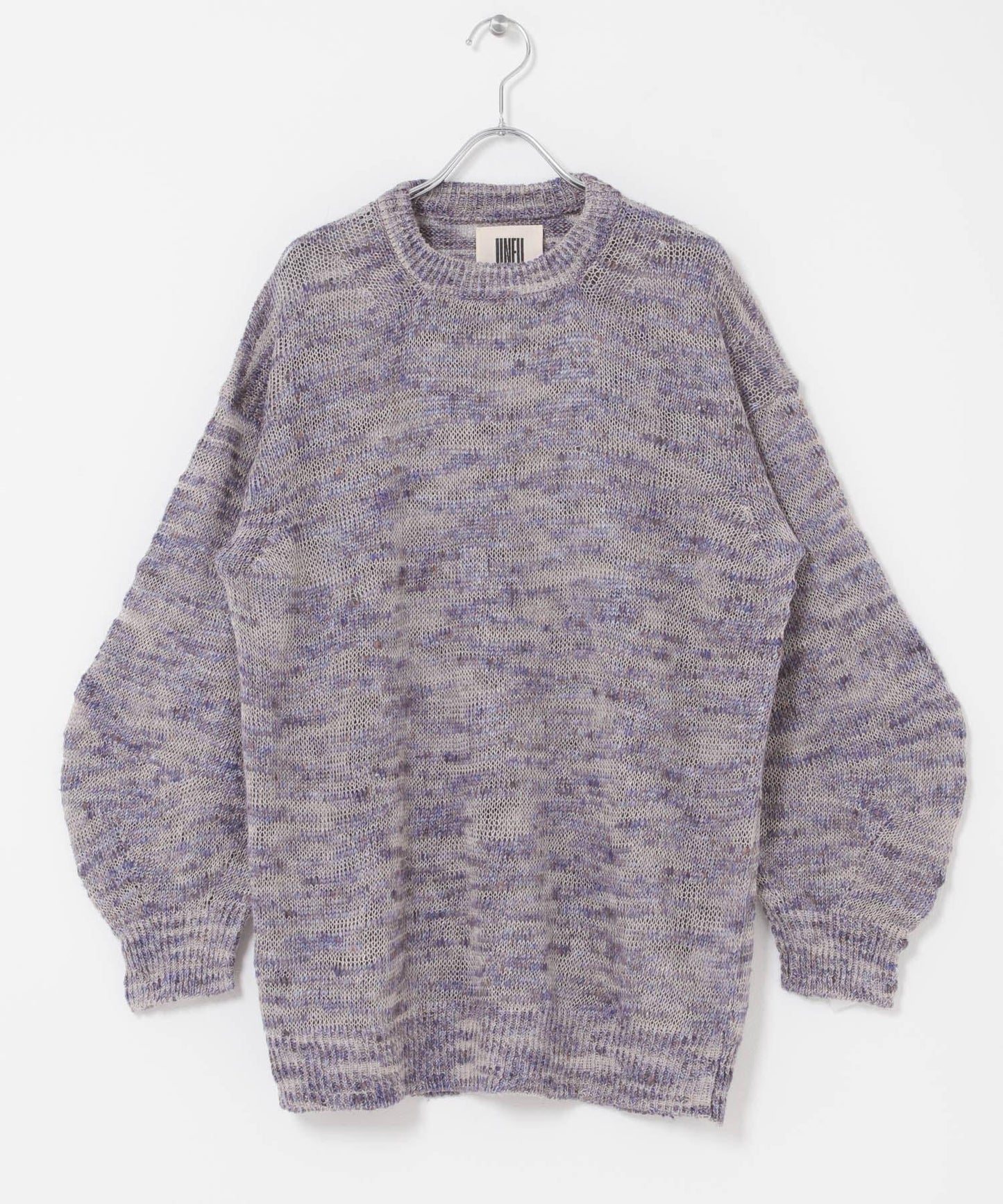 unfil MELANGE SLUB YARN PULLOVER 針織套頭衫
