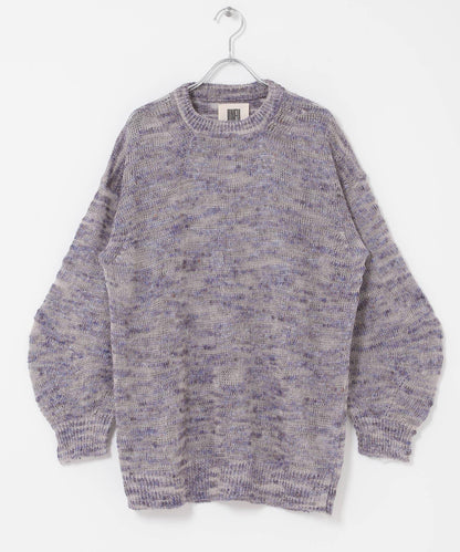 unfil MELANGE SLUB YARN PULLOVER 針織套頭衫