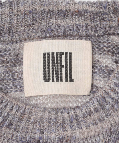 unfil MELANGE SLUB YARN PULLOVER 針織套頭衫