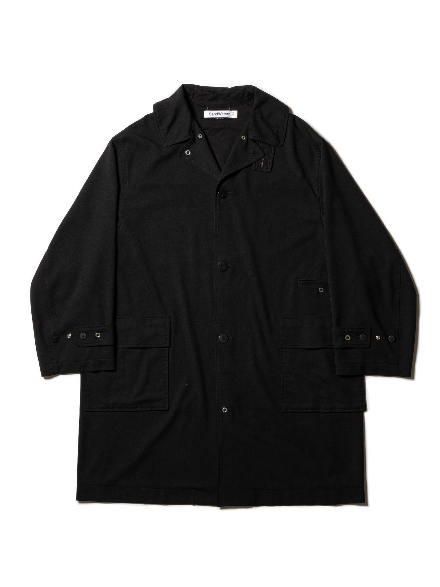 滌綸混紡華達呢面料 RESEARCHED COAT 大衣