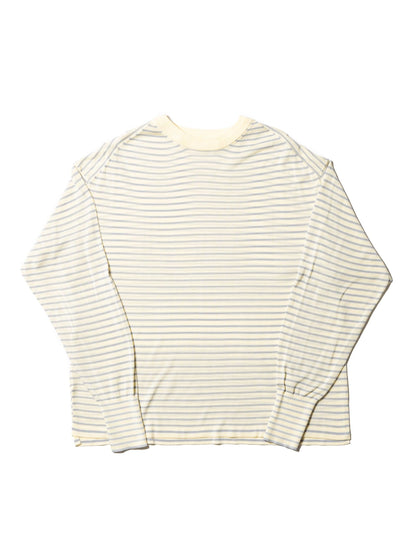 RESEARCHED SWEATER RAYON MIX YARN BORDER 針織衫