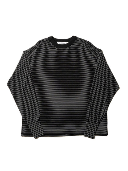 RESEARCHED SWEATER RAYON MIX YARN BORDER 針織衫