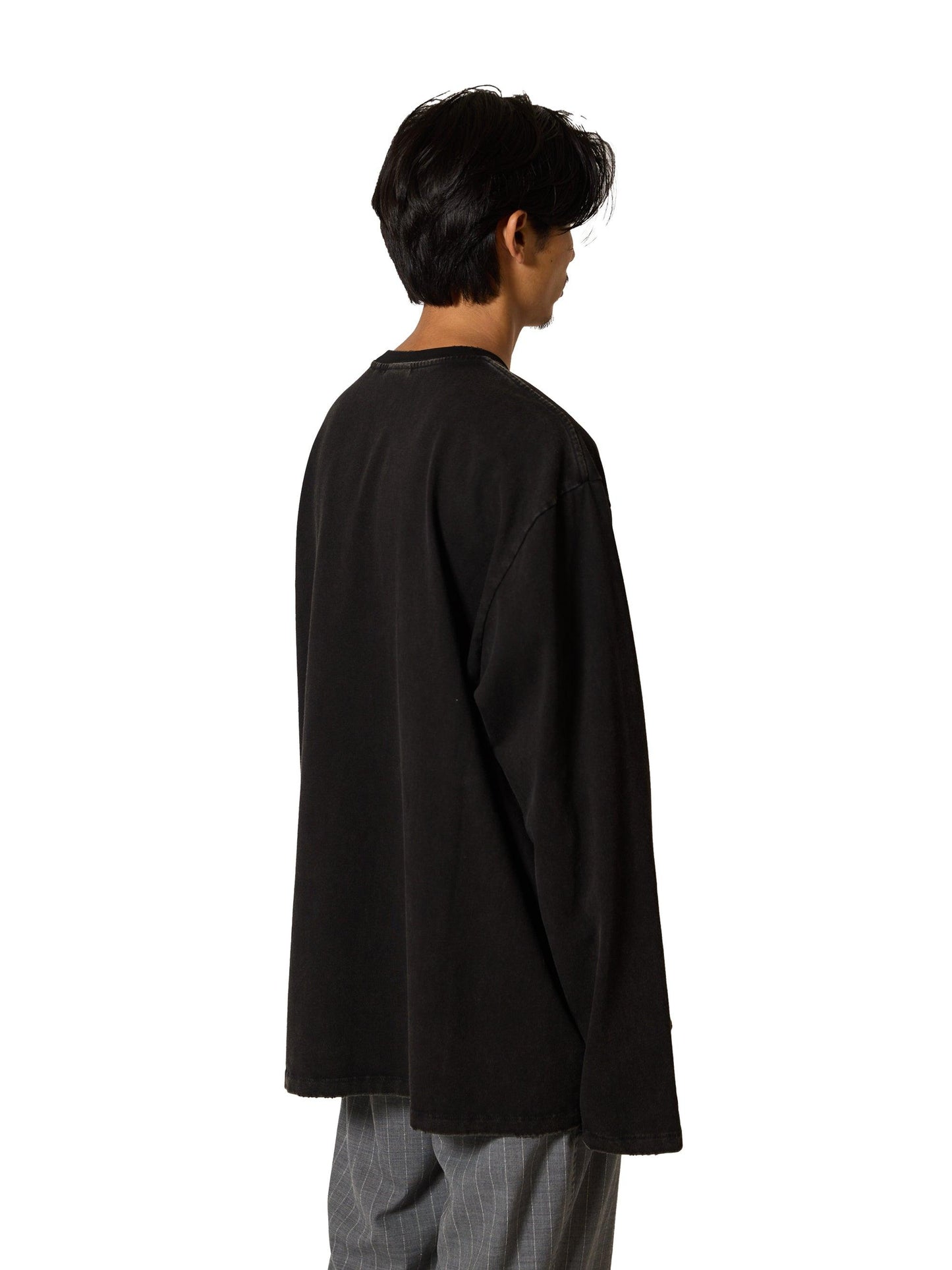 寬鬆長袖 針織棉質 ORGANIZED BAGGY TEE LS T恤