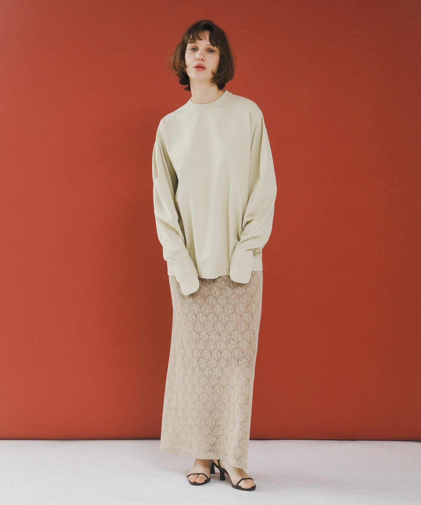 crew neck knit 針織上衣