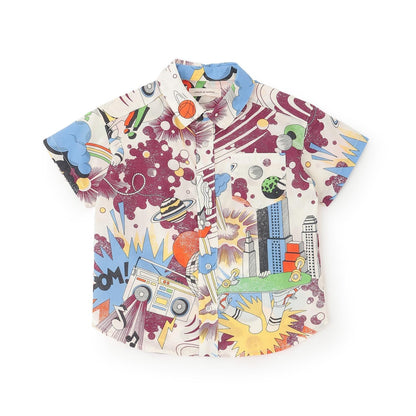 LUKEY S ROBOT 短袖襯衫