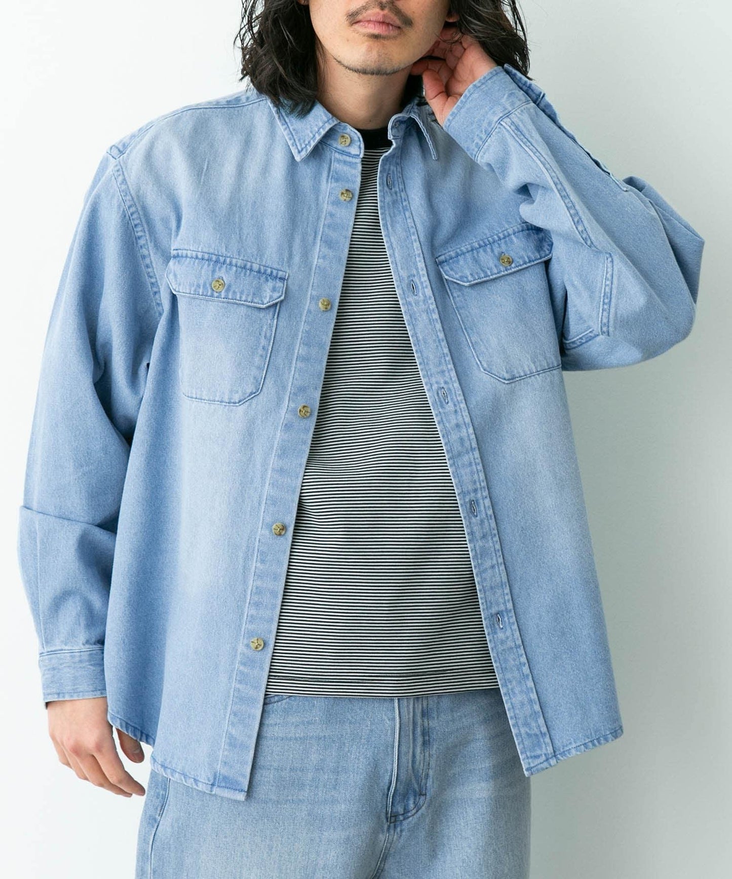 聯名款 RED KAP×Sonny Label 牛仔襯衫