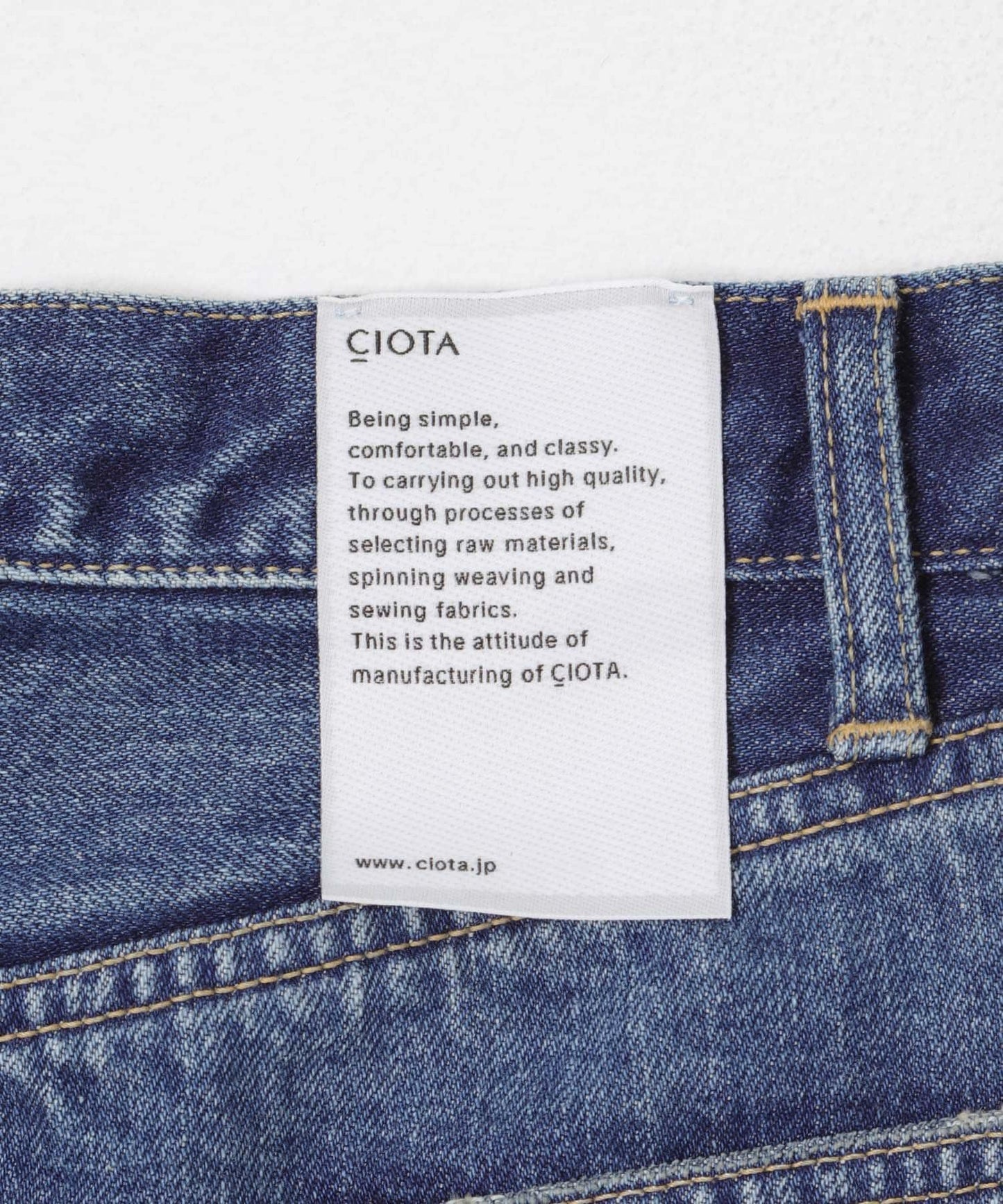 聯名款 CIOTA×URBAN RESEARCH BAGGY 5 POCKET PANTS 褲子