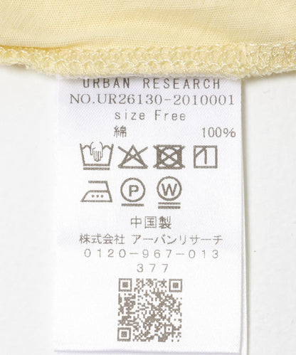 2WAY薄紗針織上衣