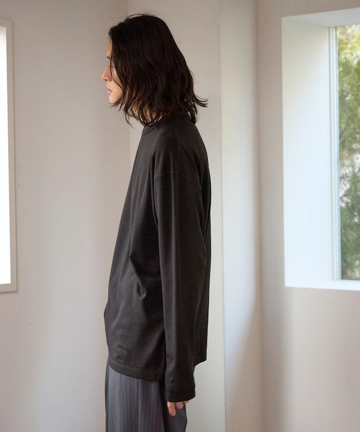 SUPER MERINO WOOL×INKEEP 圓領 長袖T恤