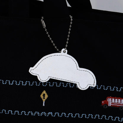 上學通園 BOYS刺繡 手提袋