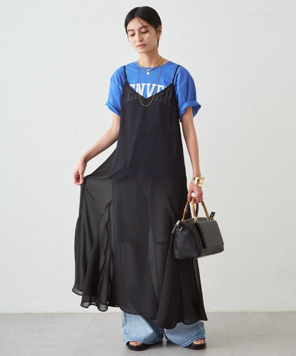 Loungedress 透視吊帶連衣裙