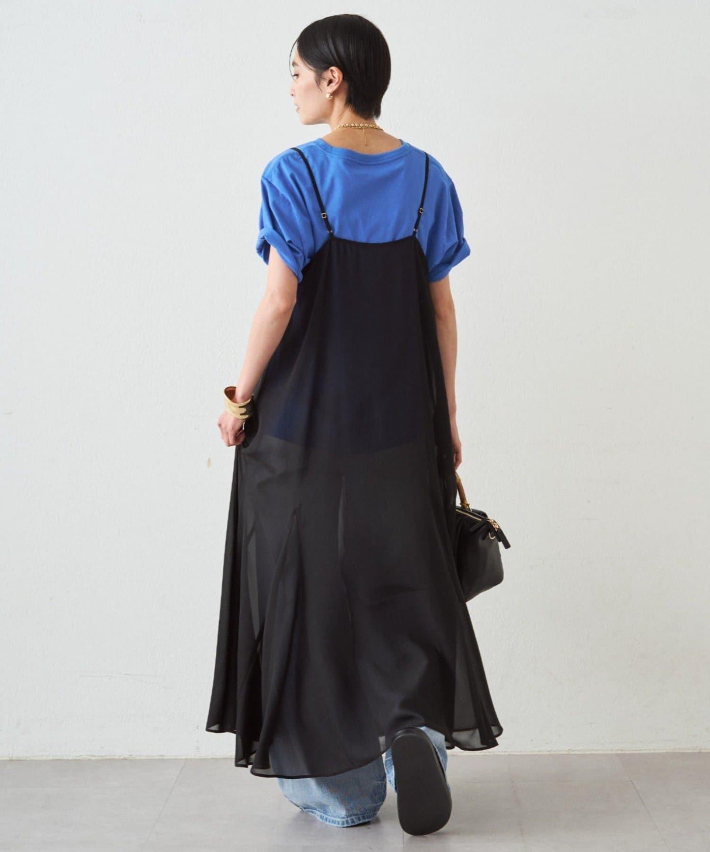 Loungedress 透視吊帶連衣裙