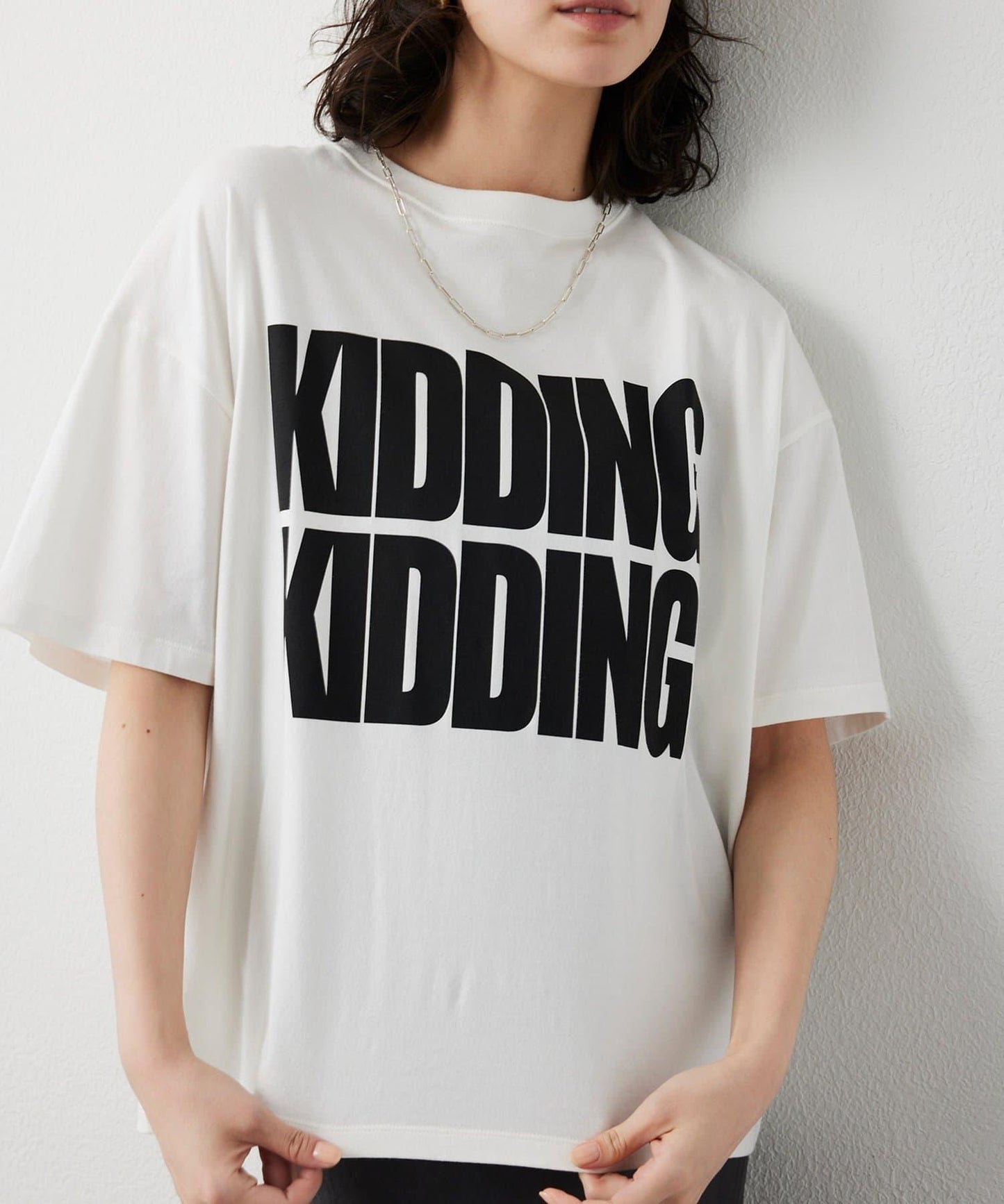 KIDDING LOGO印花T恤