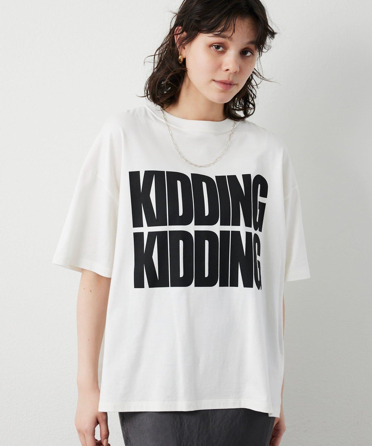 KIDDING LOGO印花T恤