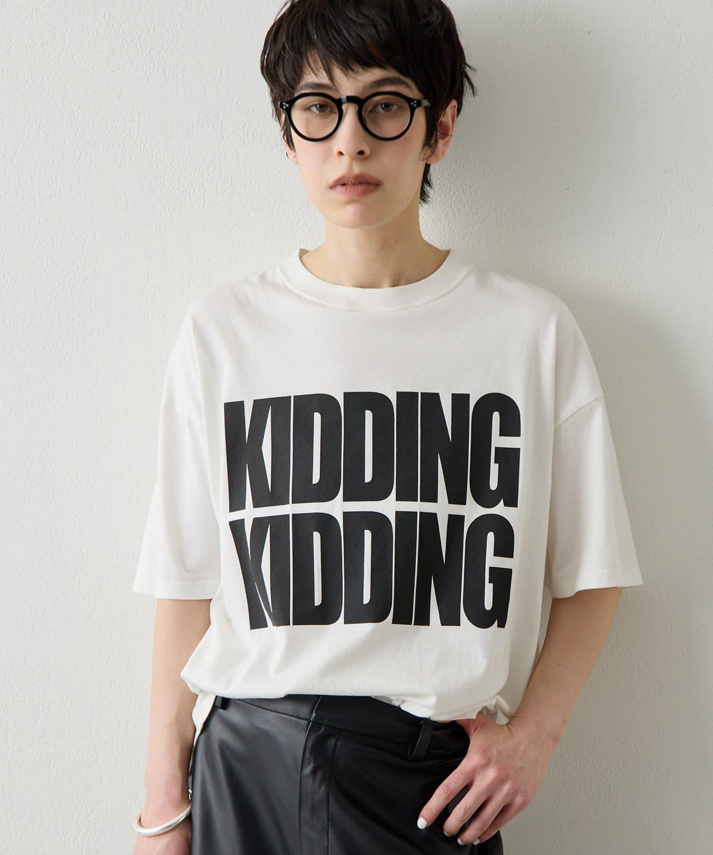 KIDDING LOGO印花T恤