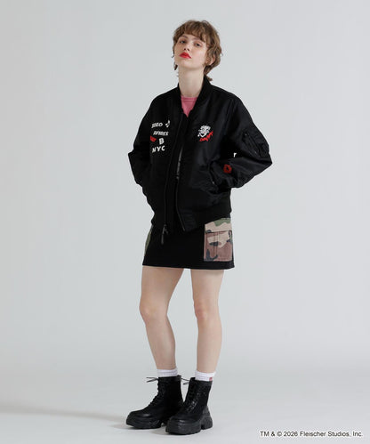 《AVIREX × Betty Boop》 LIGHT MA-1 夾克