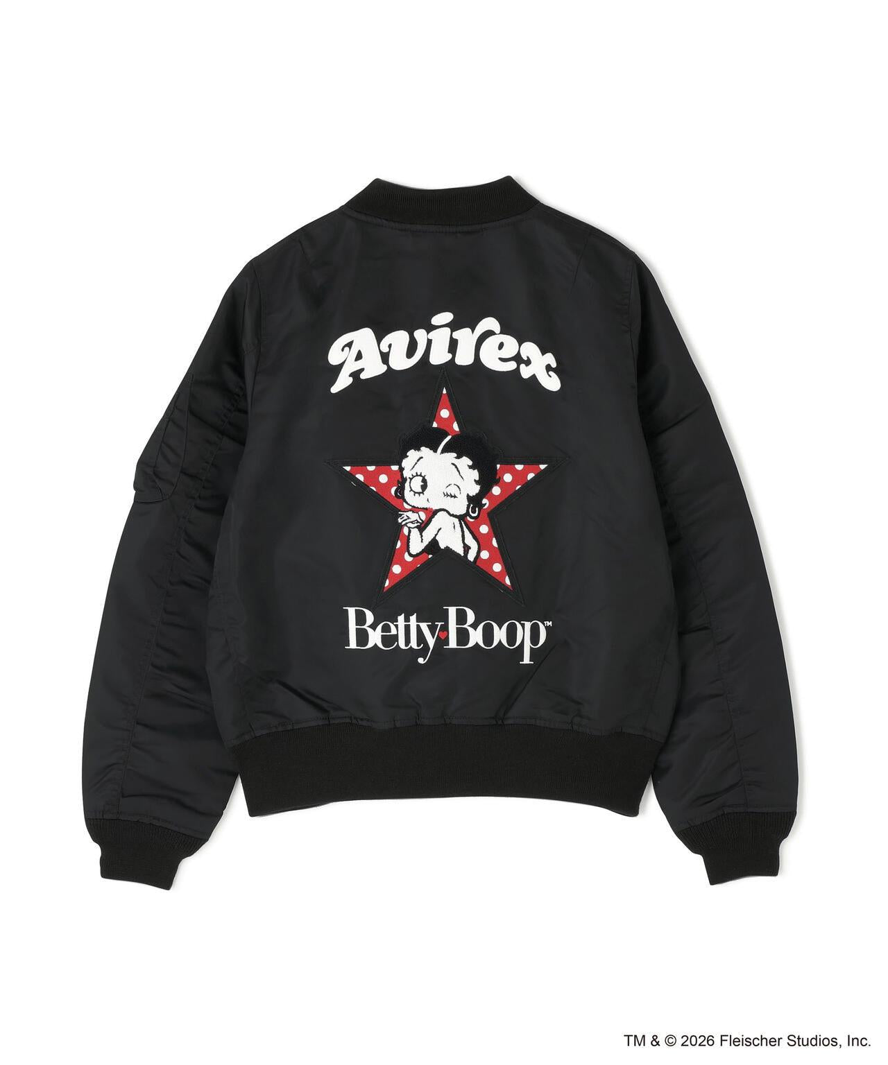 《AVIREX × Betty Boop》 LIGHT MA-1 夾克