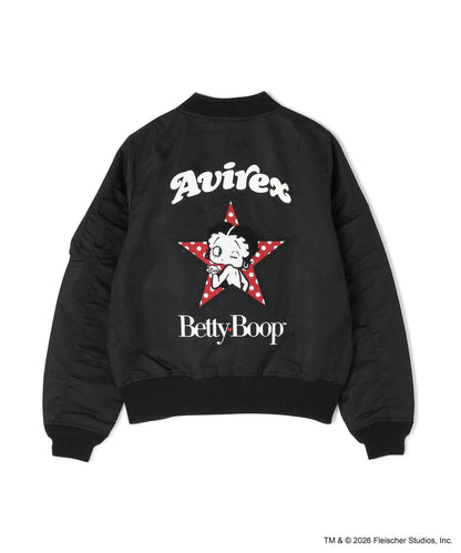 《AVIREX × Betty Boop》 LIGHT MA-1 夾克