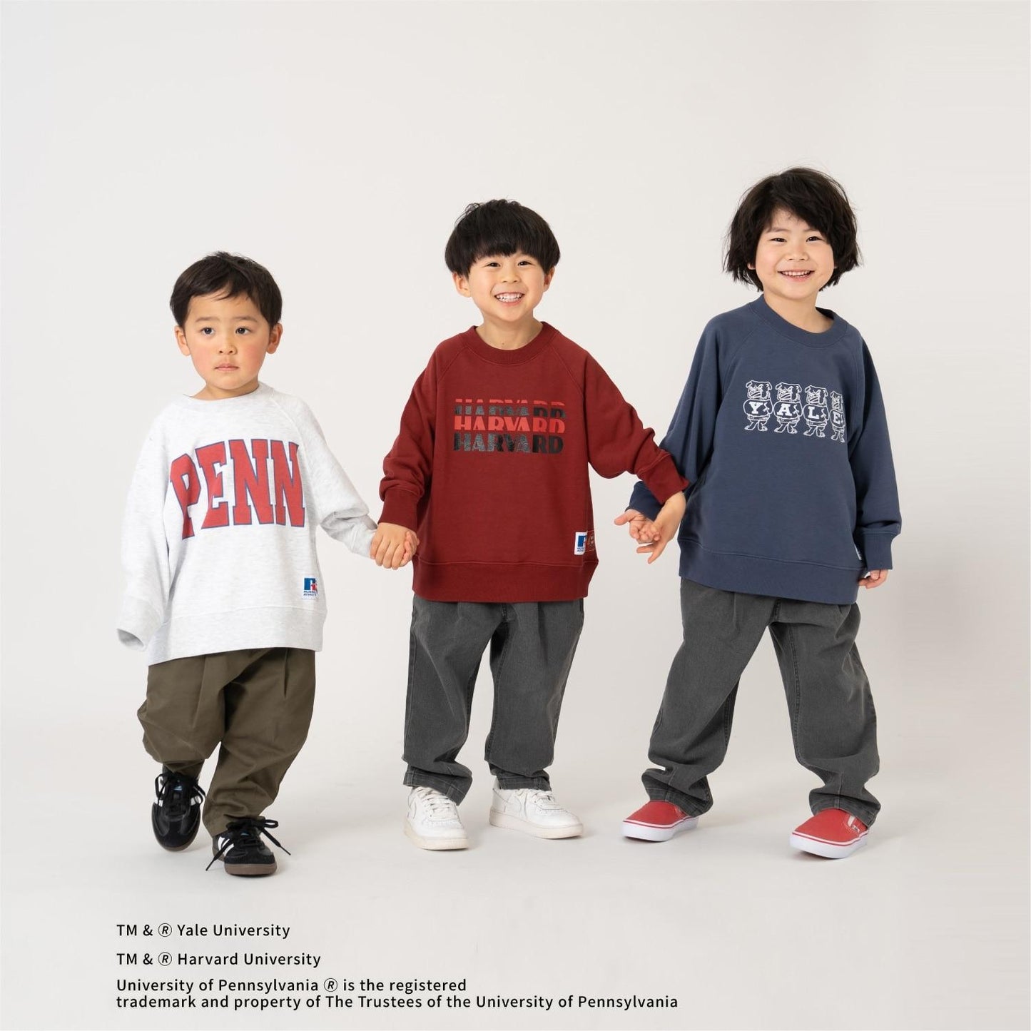 ラッセル 學院風拼款衛衣