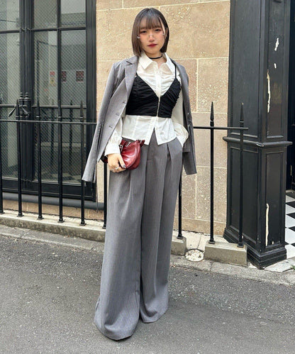 半闊腿西裝褲