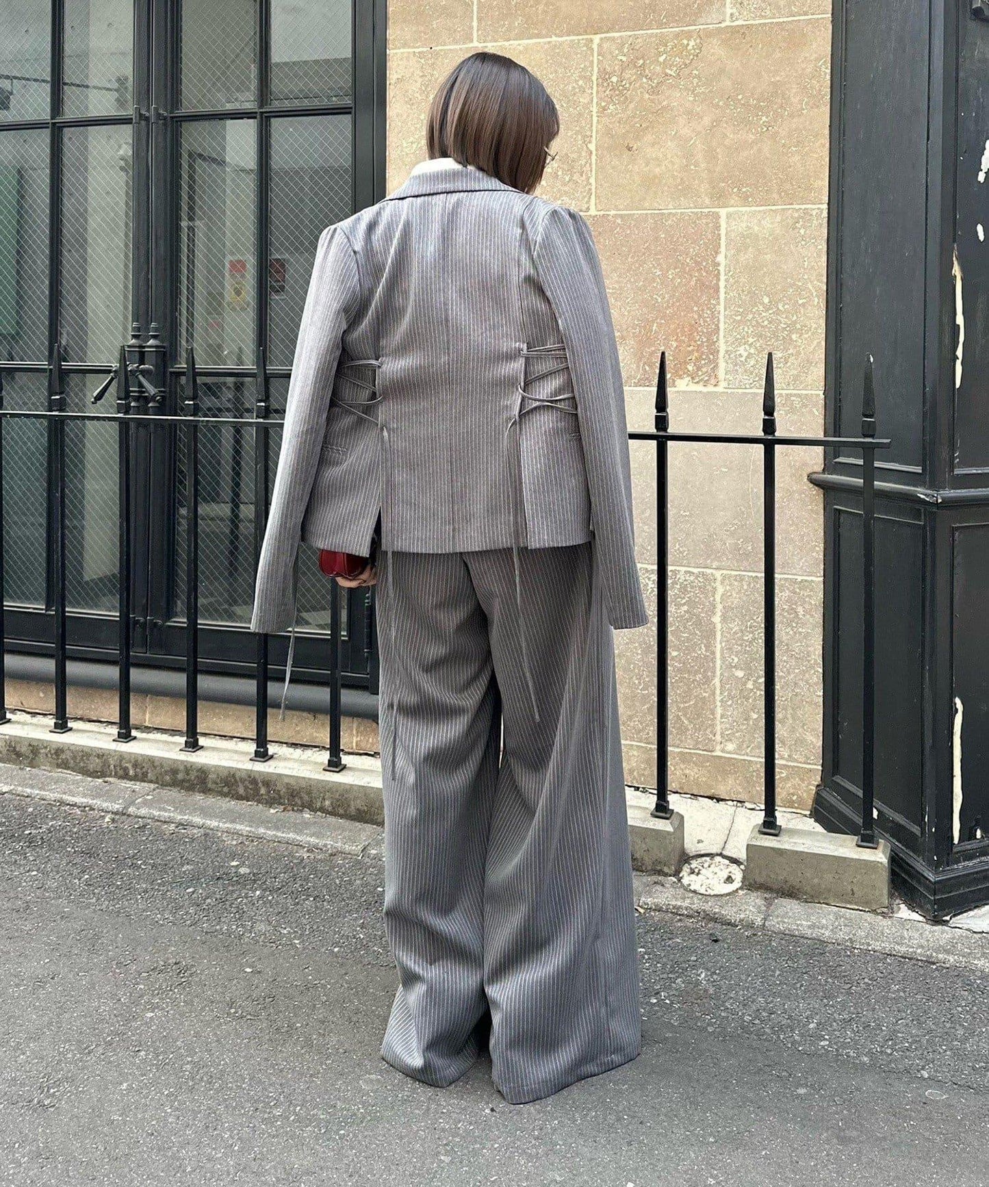 半闊腿西裝褲
