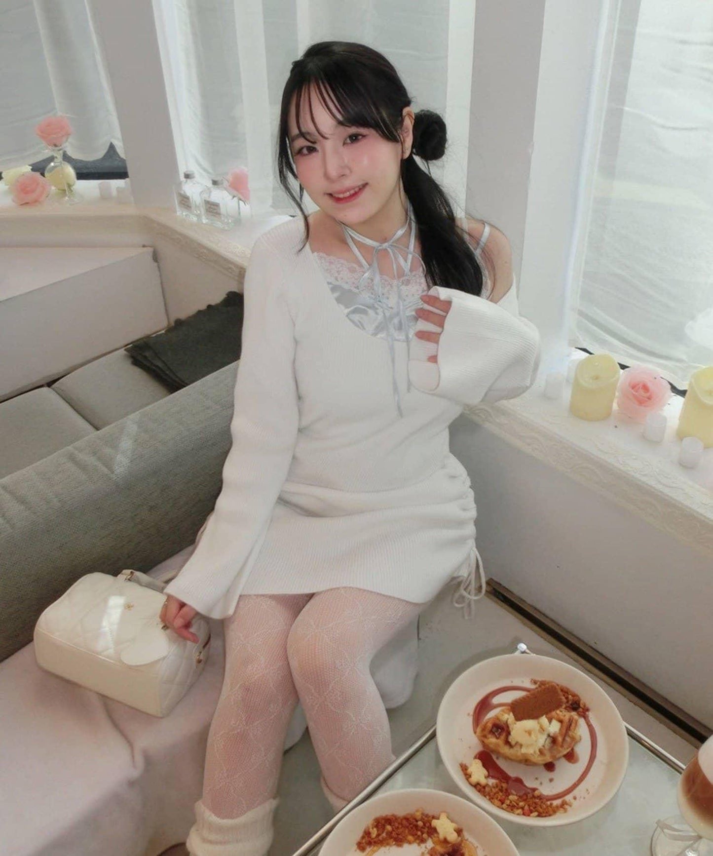omiyu企畫 吊帶背心套裝迷你連衣裙