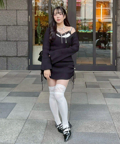 omiyu企畫 吊帶背心套裝迷你連衣裙