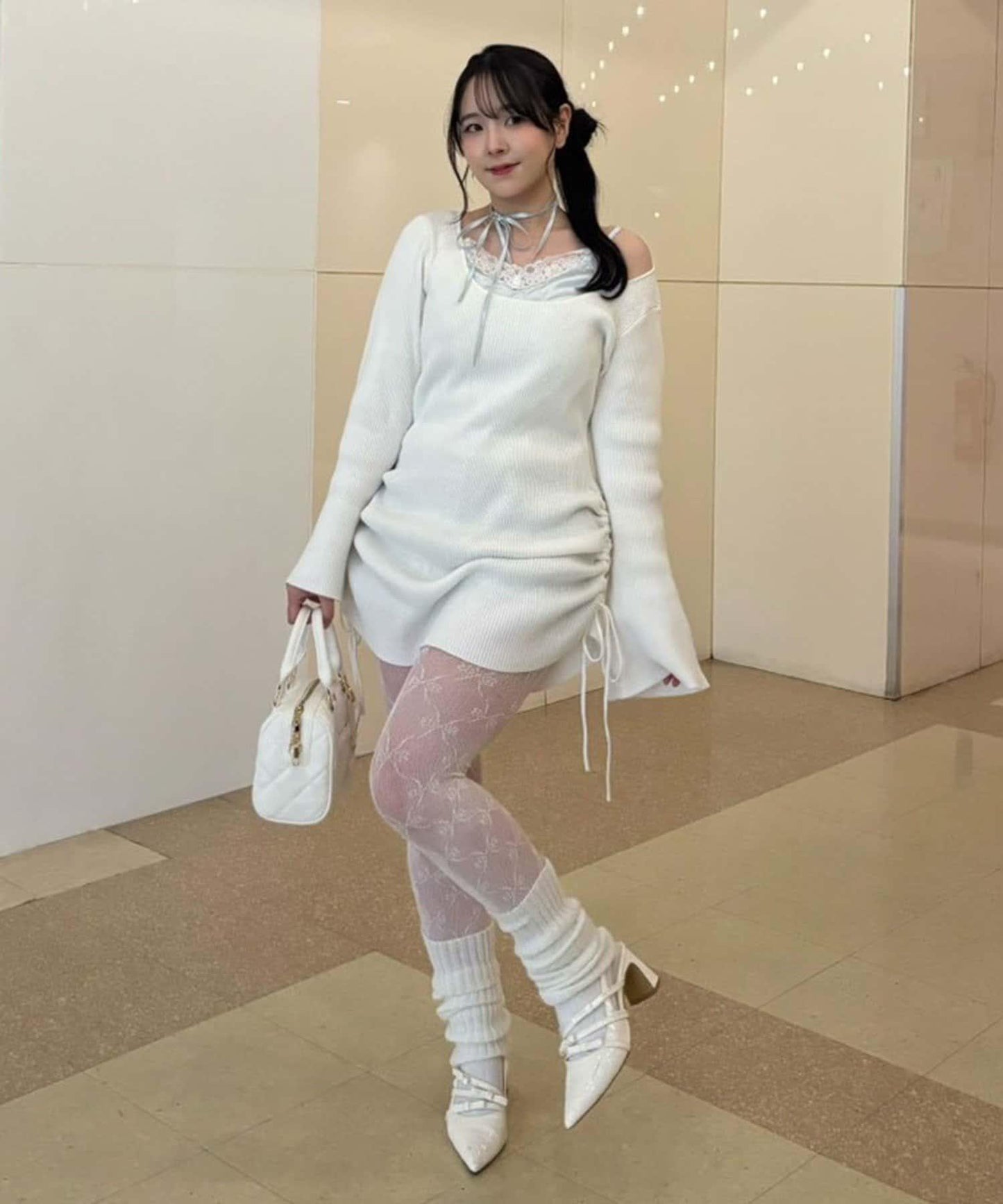 omiyu企畫 吊帶背心套裝迷你連衣裙
