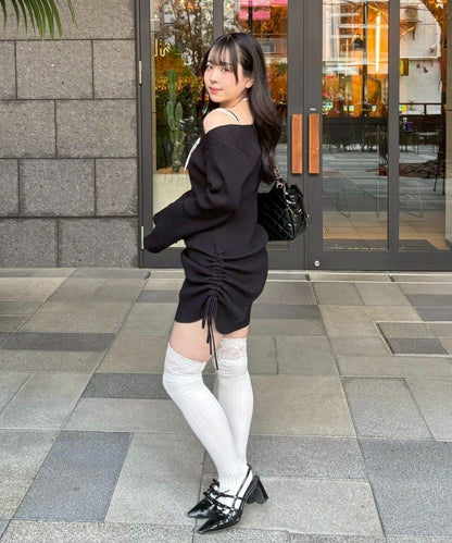 omiyu企畫 吊帶背心套裝迷你連衣裙