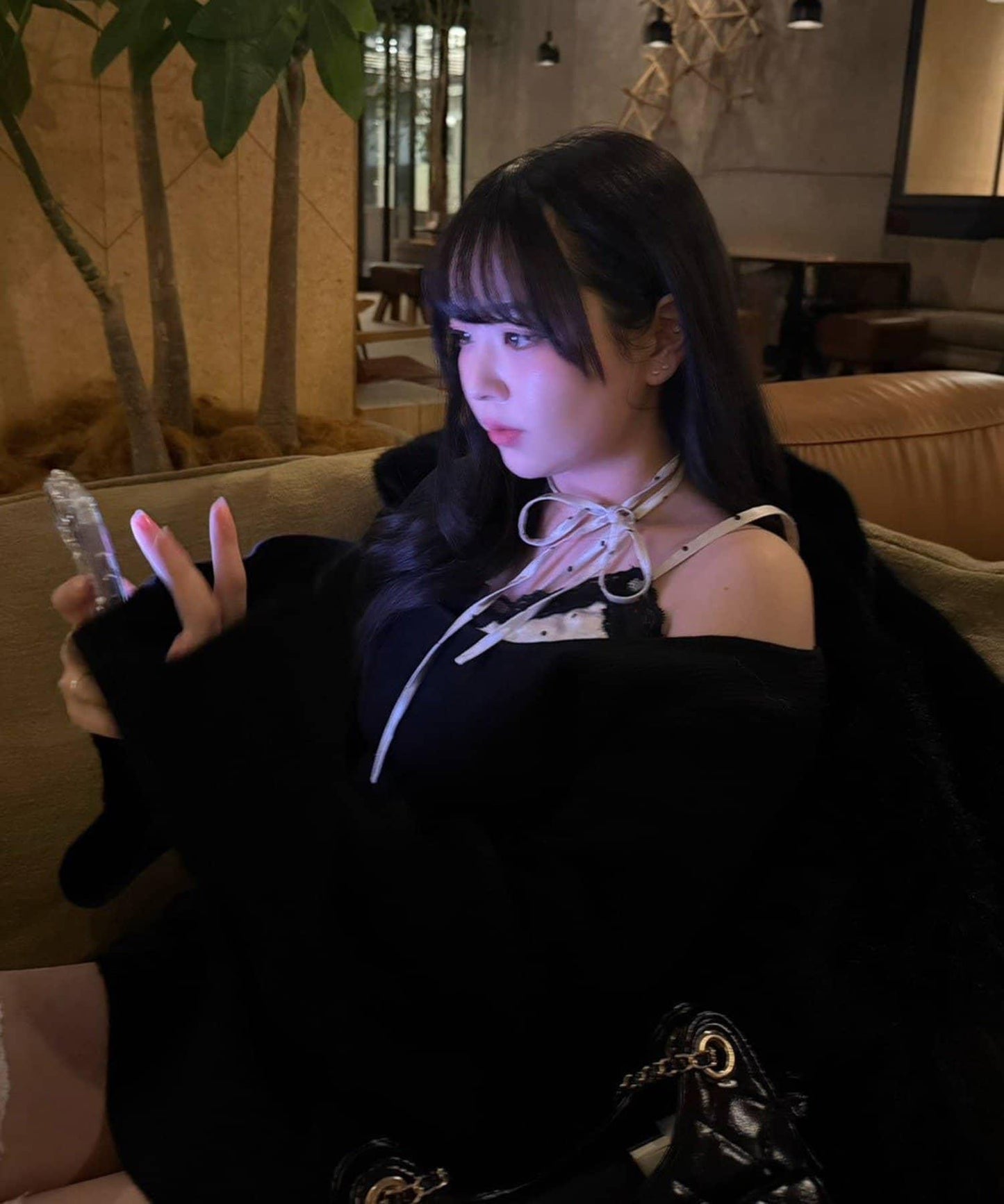 omiyu企畫 吊帶背心套裝迷你連衣裙