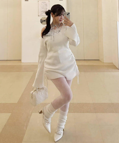 omiyu企畫 吊帶背心套裝迷你連衣裙