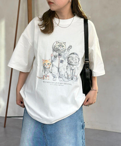 動物印花T恤