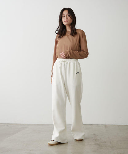 earthy_ 有機棉喇叭衛褲