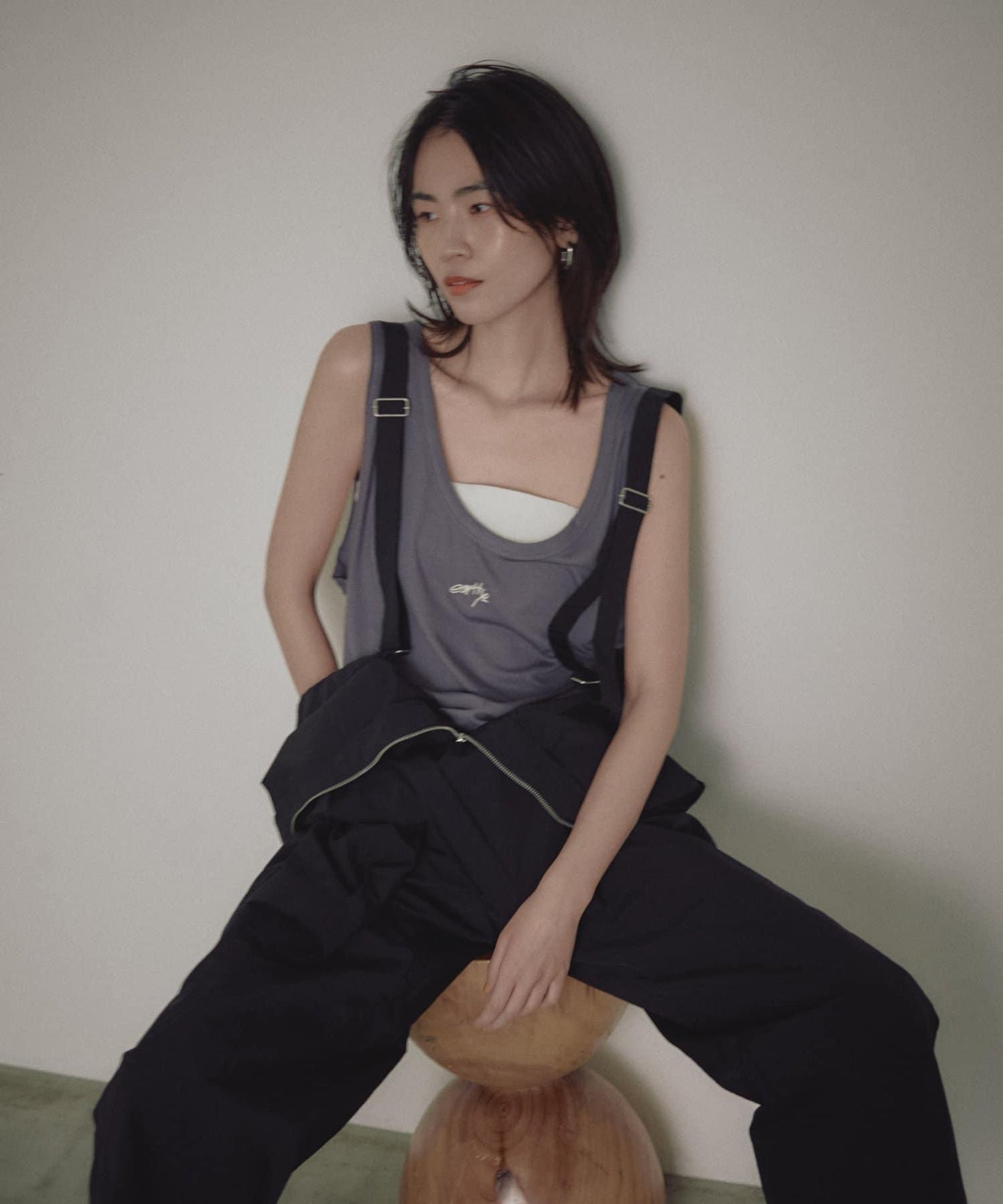 earthy_ 尼龍連體褲